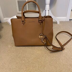 Michael Kors Tan Leather Satchel